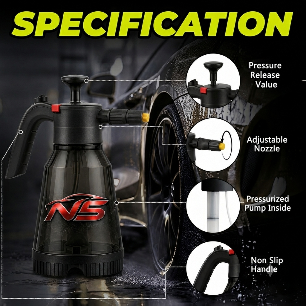 Foam Cannon With (500ml) shampoo